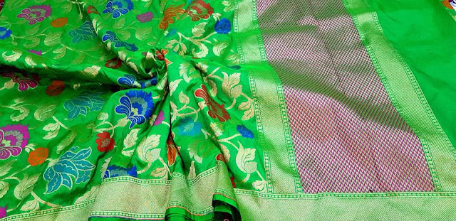 Silk Banaras handloom khaddi Saree