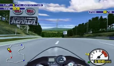 Moto Racer 2 PS1 fp view