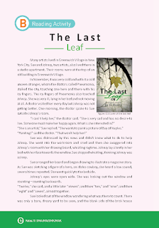 Terjemahan The Last Leaf, A Short Story by O. Henry, Bahasa Inggris Kelas 11 Halaman 154