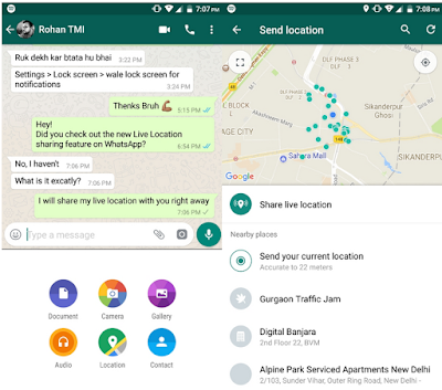 Cara Menggunakan Fitur Share Live Location Di WhatsApp, Begini Caranya