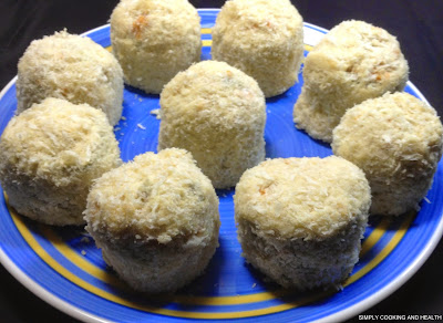 Stuffed snake gourd with breadcrumbs