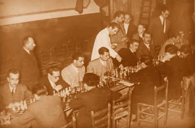 Campeonato de Ajedrez en el Orfeó Reusenc en 1949