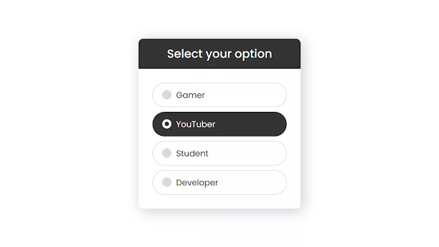 Awesome Custom Radio Buttons