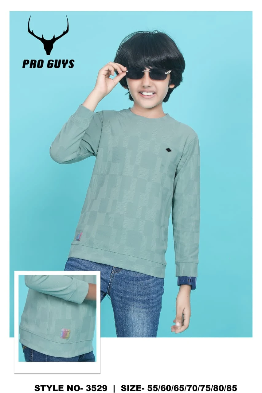 3529 Pro Guys Imported Full Sleeves Boys Tshirt