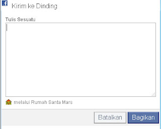 Cara Membuat  Update Status via Aplikasi Facebook