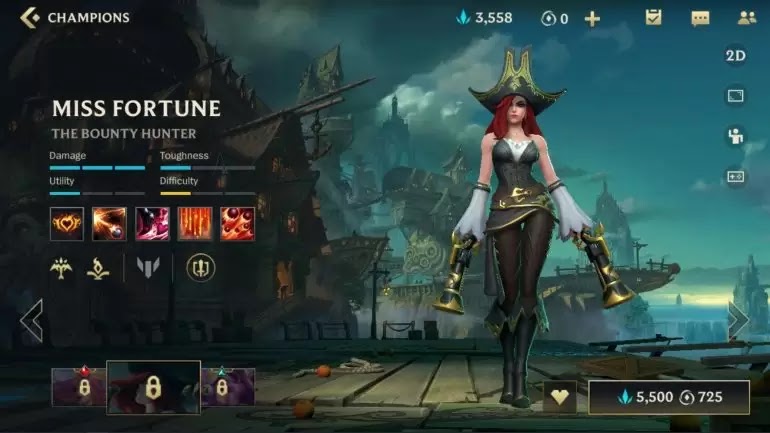 Miss Fortune League of Legends: Wild Rift