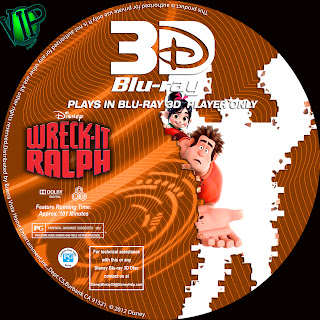 Capa Label Wreck It Ralph bluray