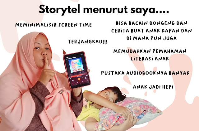audiobook Storytel untuk anak minimalisir screentime layar