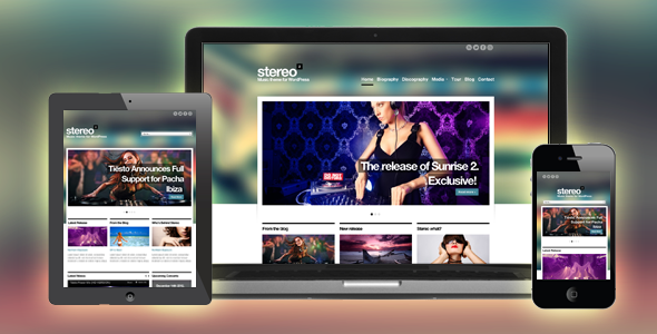 Stereo Squared - Responsive HTML template - ThemeForest Item for Sale