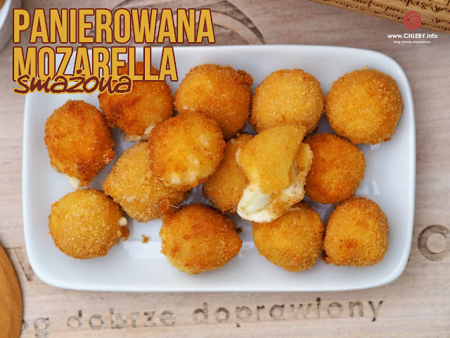 Panierowana smażona mozarella