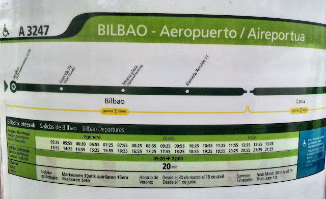 horario-autobus-bilbao-aeropuerto