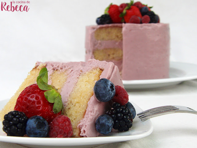 Tarta de frutas del bosque