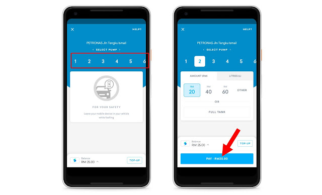 Cara Guna Aplikasi Setel Untuk Isi Petrol Di Petronas