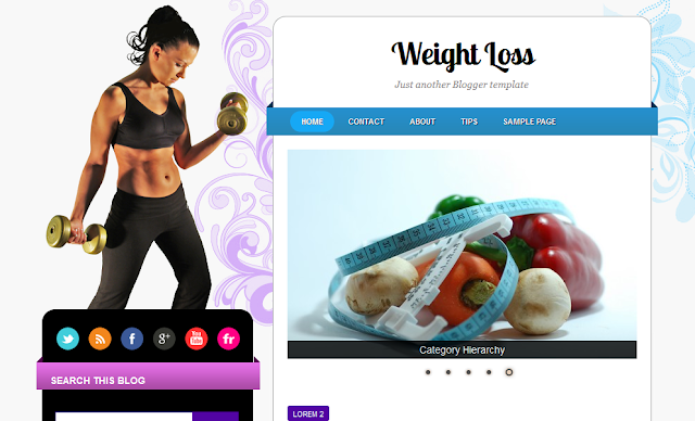 Health Theme Blogger Template