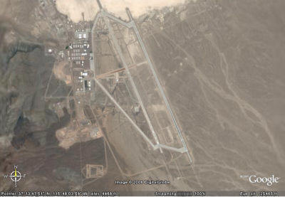 Checking Out Area 51 From Google Earth Image