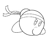 #4 Kirby Coloring Page