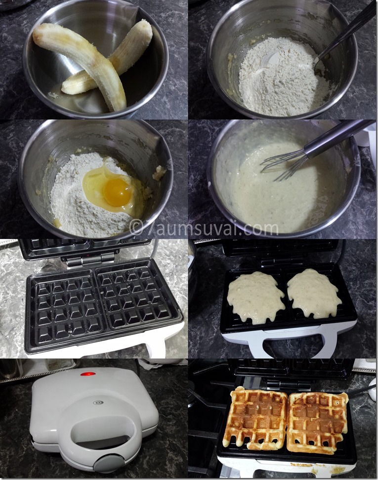 banana waffles