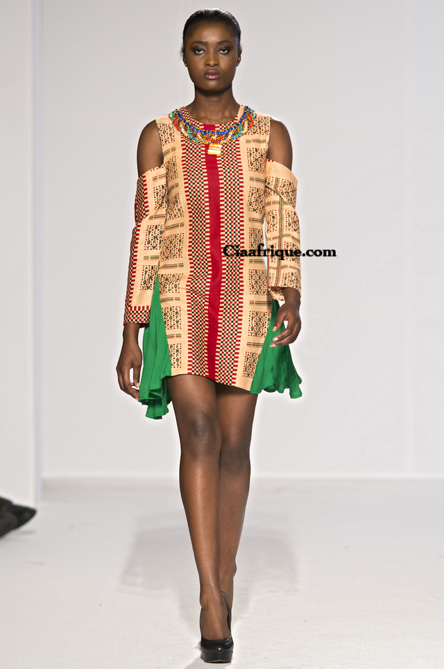 Labo-ethnik 2012:Chichia london-African fashion style kitenge and khanga dress