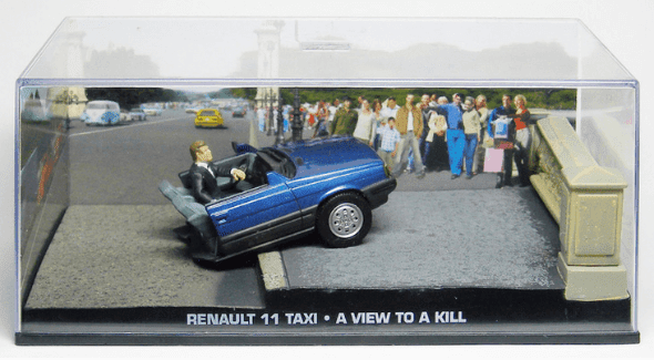 bond in motion 1:43 eaglemoss, renault 11 taxi, half car 1:43