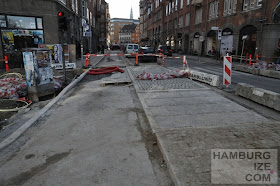 Kopenhagen, Christian IX´s Gade - Radwegebau