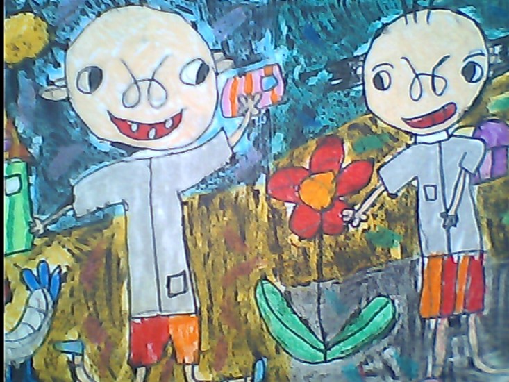 CONTOH SENI LUKIS ANAK TK