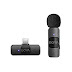 Boya 2.4 ghz Omnidirectional Wireless Microphone System with a Transmitter & Receiver for Type-C Devices & Android. for Vlog, Social Media, YouTube Content with Rechargeable Battery. 50 metres Range.