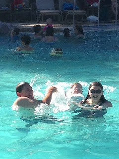 Ann Again and again Pool Pyramid at Black Butte Ranch