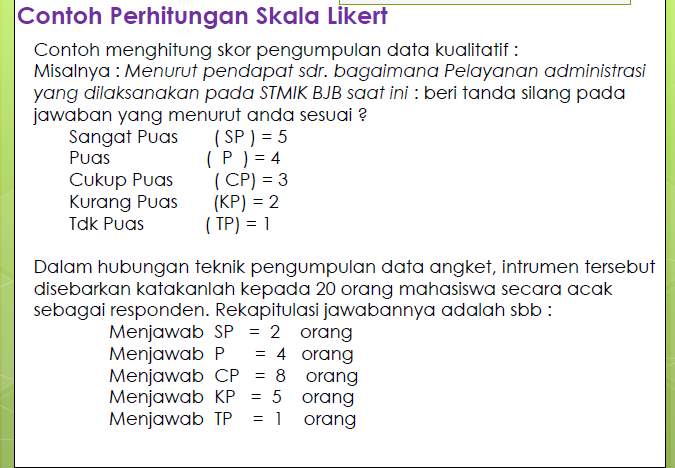 Coretan Kehidupan BAB 2 SKALA PENGUKURAN 