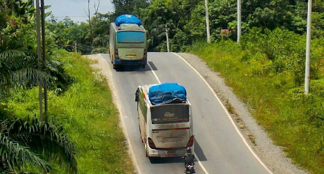 Konvoi Bus AKAP Sumatera