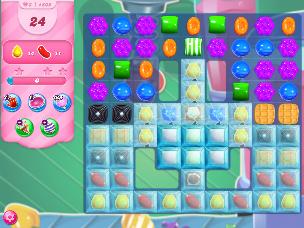 Candy Crush Saga level 4608