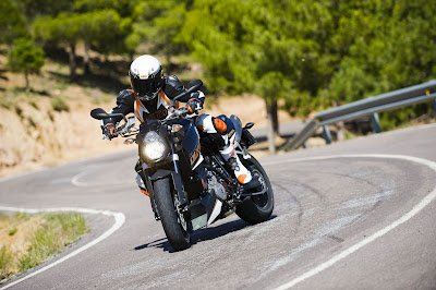 2011 KTM 990 Super Duke Action View