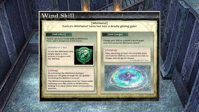 Ys Origin whirlwind wind skill