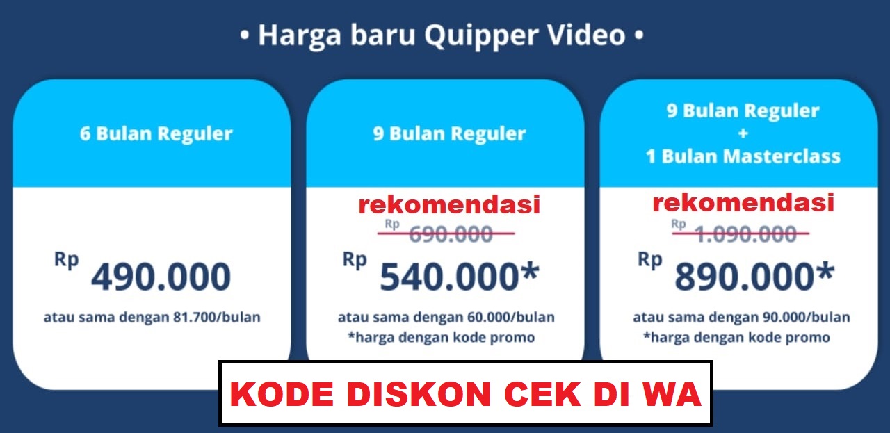 Bimbel Khusus SBMTPN Quipper Video Murah