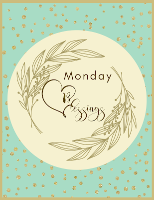 Monday Blessings - Free Printable Artwork To Frame - Mint Gold Theme - 10 Image Pictures