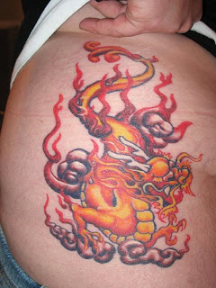 flame tattoo