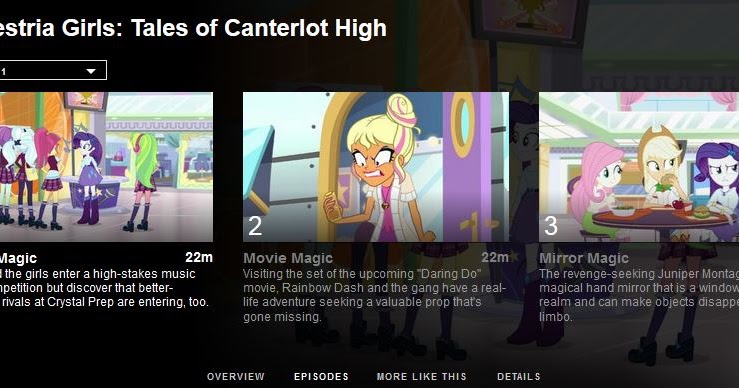 Equestria Daily - MLP Stuff!: Tales of Canterlot High Now 