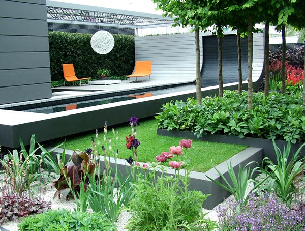 info rumah dan interior design taman  rumah minimalis