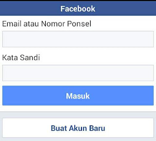 buat facebook baru