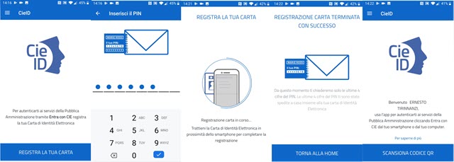 carta di identità elettronica regitrazione