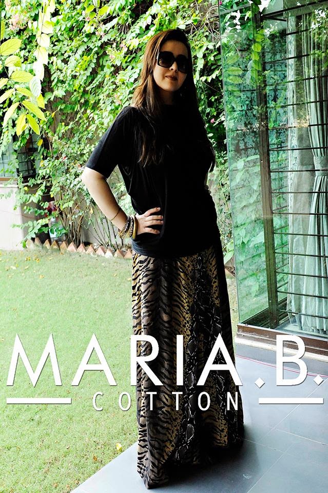 Maria B. Shaded Cotton Designer Plazo
