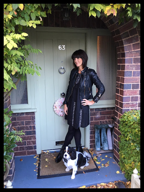 My Midlife Fashion, Firefly Alison Cardigan, Firefly Boho Plains Dress, Zara block heel ankle boots, zara leather biker jacket