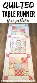 image of a quilted table runner