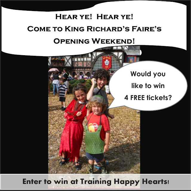 http://traininghappyhearts.blogspot.com/2015/08/King-Richards-Faire-giveaway.html