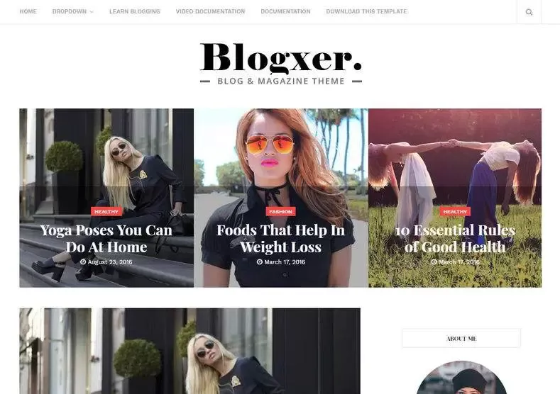 Blogxer Blogger Template | Free Blogger Template 2021