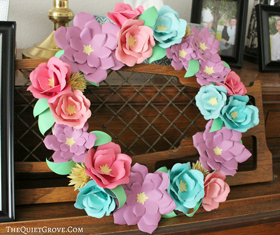 The Quiet Grove - Paper Flower Wreath