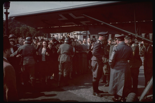 Fotografías a color de la caída de París (1940)