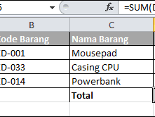 Cara Menggunakan Data Validation pada Excel