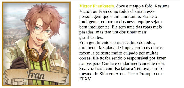 Victor Frankstein Code realize