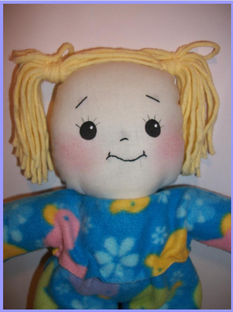 Snow Drop Shop: Rag Doll Sewing Pattern: Rag Doll Baby Sweet Pea