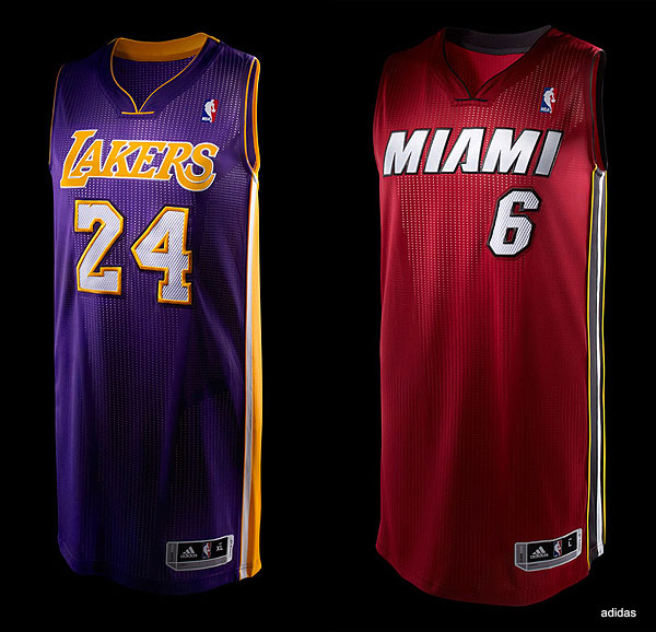 the NBA 2010/2011 jerseys.